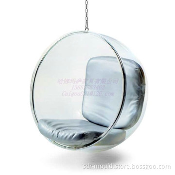 Relaxing Hemispherical Plastic Swing Chair